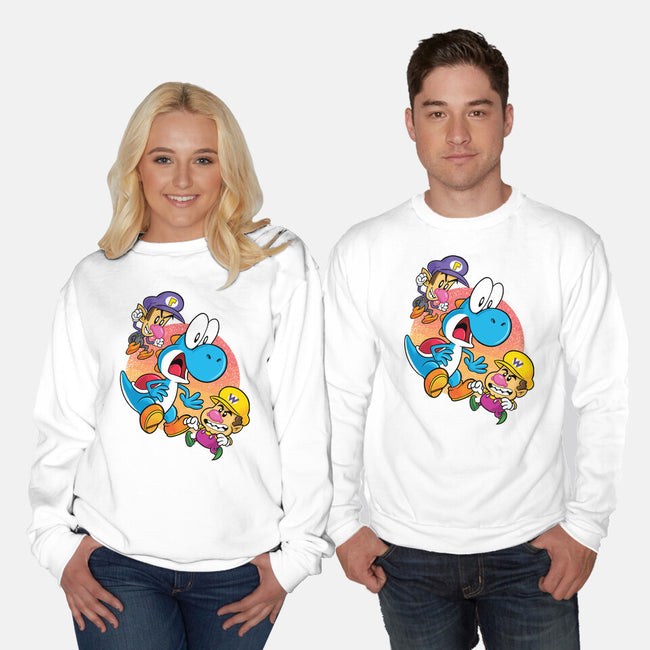 Dino Crysis-Unisex-Crew Neck-Sweatshirt-Bernard Gumz