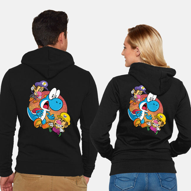 Dino Crysis-Unisex-Zip-Up-Sweatshirt-Bernard Gumz