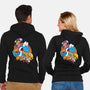 Dino Crysis-Unisex-Zip-Up-Sweatshirt-Bernard Gumz