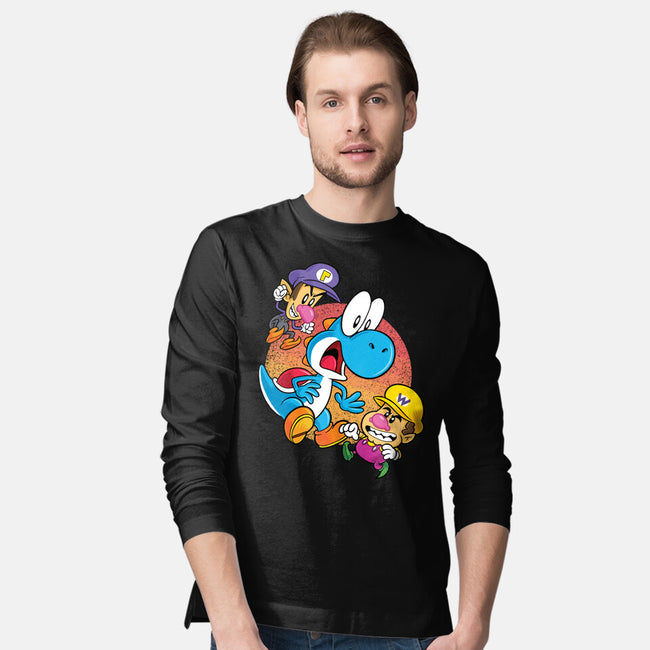 Dino Crysis-Mens-Long Sleeved-Tee-Bernard Gumz