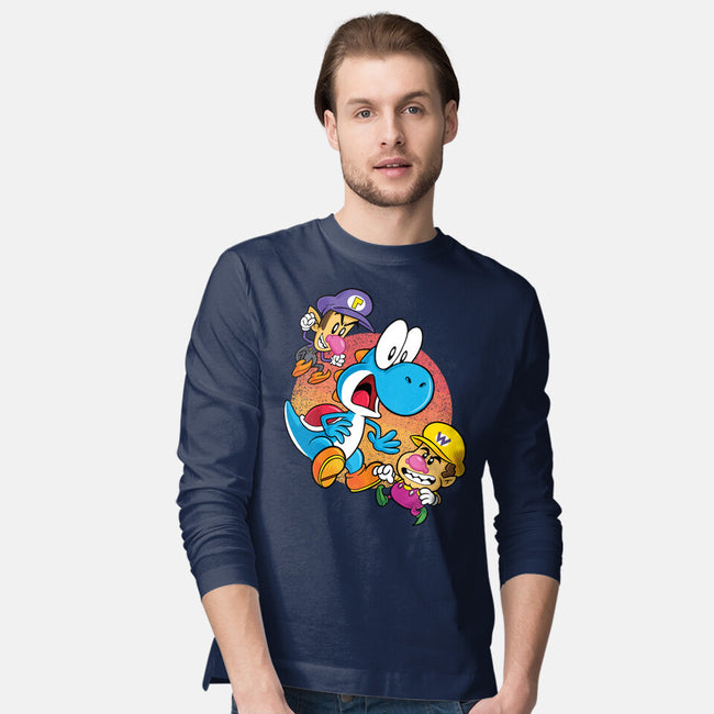 Dino Crysis-Mens-Long Sleeved-Tee-Bernard Gumz