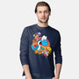 Dino Crysis-Mens-Long Sleeved-Tee-Bernard Gumz