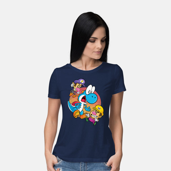 Dino Crysis-Womens-Basic-Tee-Bernard Gumz