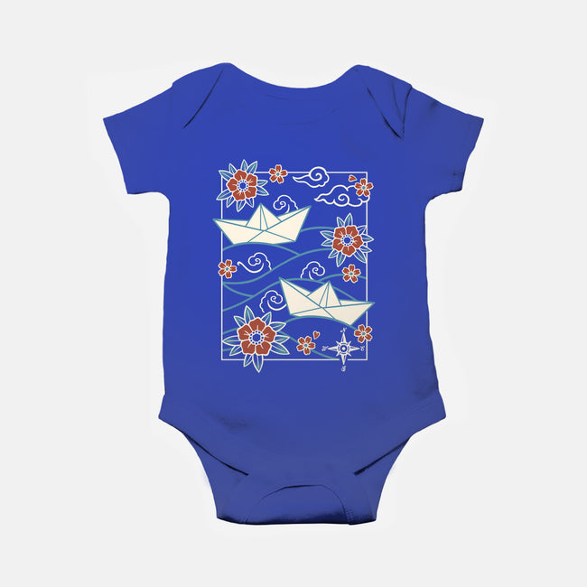 Origami Boat-Baby-Basic-Onesie-NemiMakeit