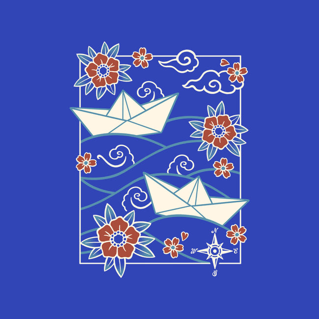 Origami Boat-Womens-Racerback-Tank-NemiMakeit