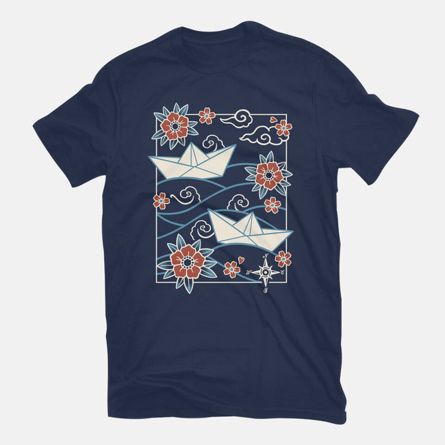 Origami Boat-Youth-Basic-Tee-NemiMakeit