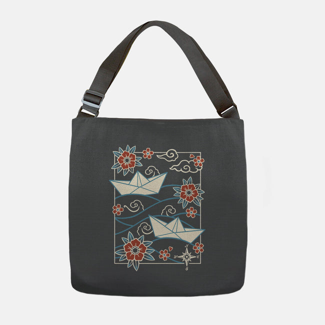 Origami Boat-None-Adjustable Tote-Bag-NemiMakeit