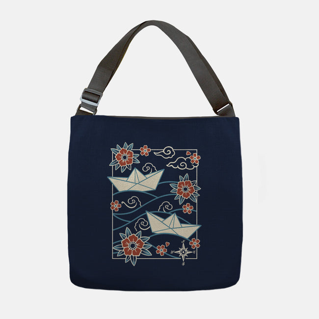 Origami Boat-None-Adjustable Tote-Bag-NemiMakeit
