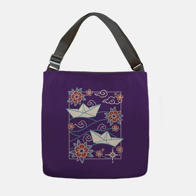 Origami Boat-None-Adjustable Tote-Bag-NemiMakeit