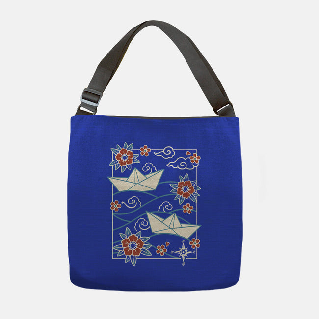Origami Boat-None-Adjustable Tote-Bag-NemiMakeit