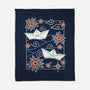 Origami Boat-None-Fleece-Blanket-NemiMakeit