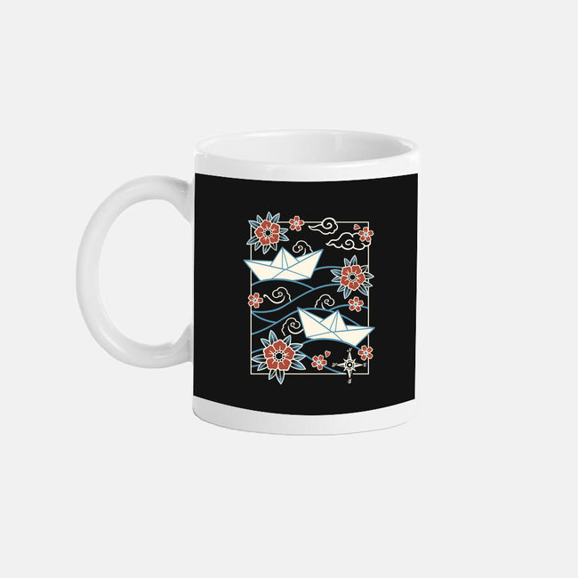 Origami Boat-None-Mug-Drinkware-NemiMakeit