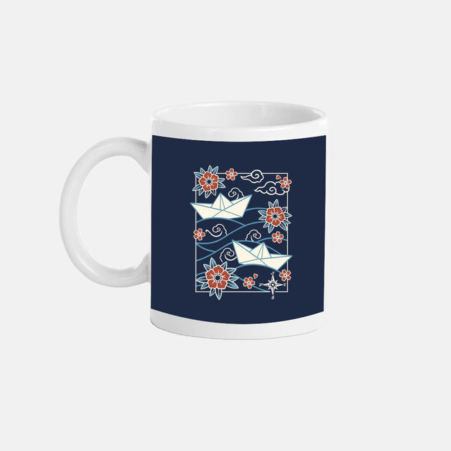Origami Boat-None-Mug-Drinkware-NemiMakeit