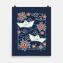 Origami Boat-None-Matte-Poster-NemiMakeit