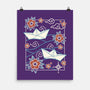 Origami Boat-None-Matte-Poster-NemiMakeit