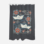 Origami Boat-None-Polyester-Shower Curtain-NemiMakeit