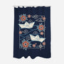 Origami Boat-None-Polyester-Shower Curtain-NemiMakeit