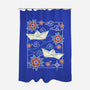 Origami Boat-None-Polyester-Shower Curtain-NemiMakeit