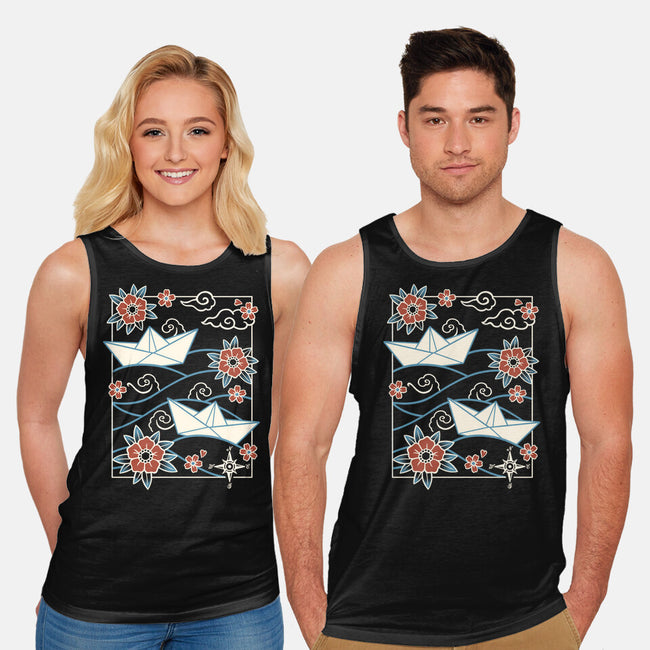 Origami Boat-Unisex-Basic-Tank-NemiMakeit
