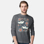 Origami Boat-Mens-Long Sleeved-Tee-NemiMakeit