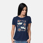 Origami Boat-Womens-Basic-Tee-NemiMakeit