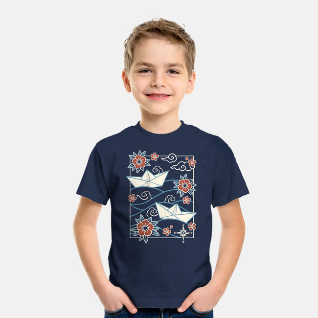 Origami Boat-Youth-Basic-Tee-NemiMakeit