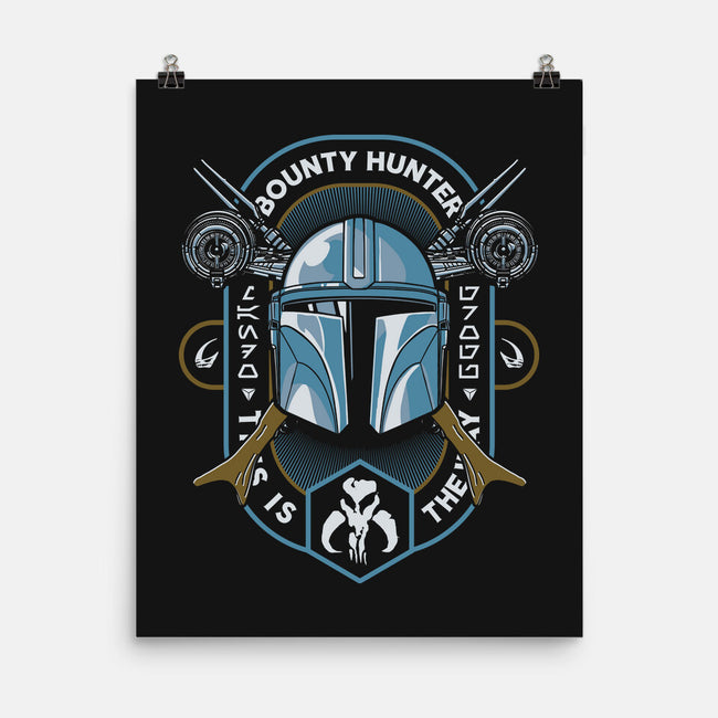Razor Crest Hunter-None-Matte-Poster-Arinesart