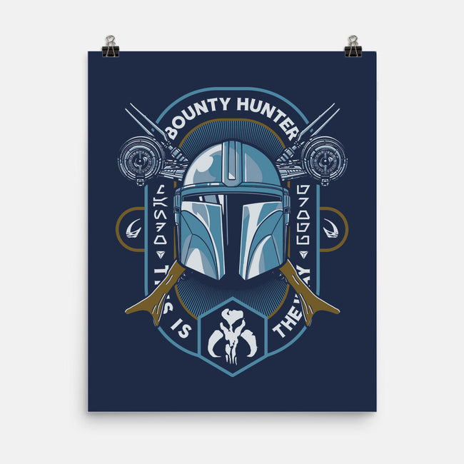 Razor Crest Hunter-None-Matte-Poster-Arinesart
