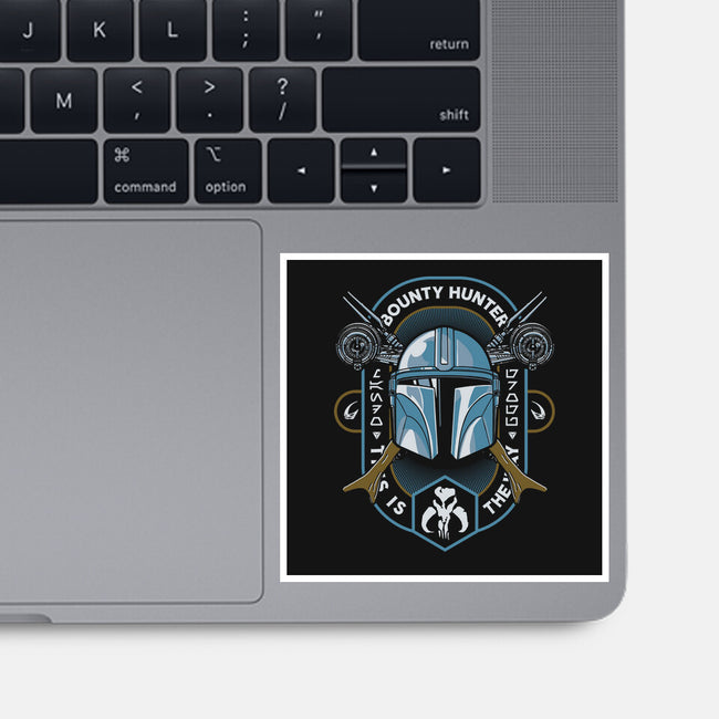 Razor Crest Hunter-None-Glossy-Sticker-Arinesart