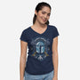 Razor Crest Hunter-Womens-V-Neck-Tee-Arinesart