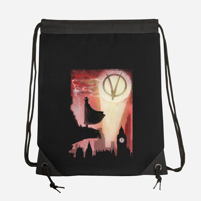 The Anarchy Knight-None-Drawstring-Bag-zascanauta