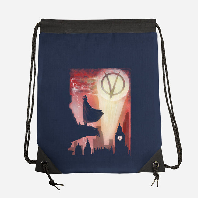 The Anarchy Knight-None-Drawstring-Bag-zascanauta