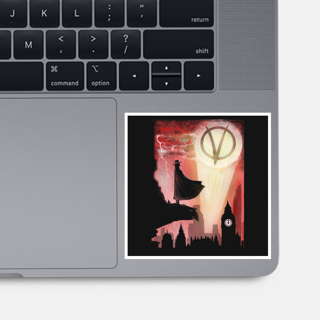 The Anarchy Knight-None-Glossy-Sticker-zascanauta