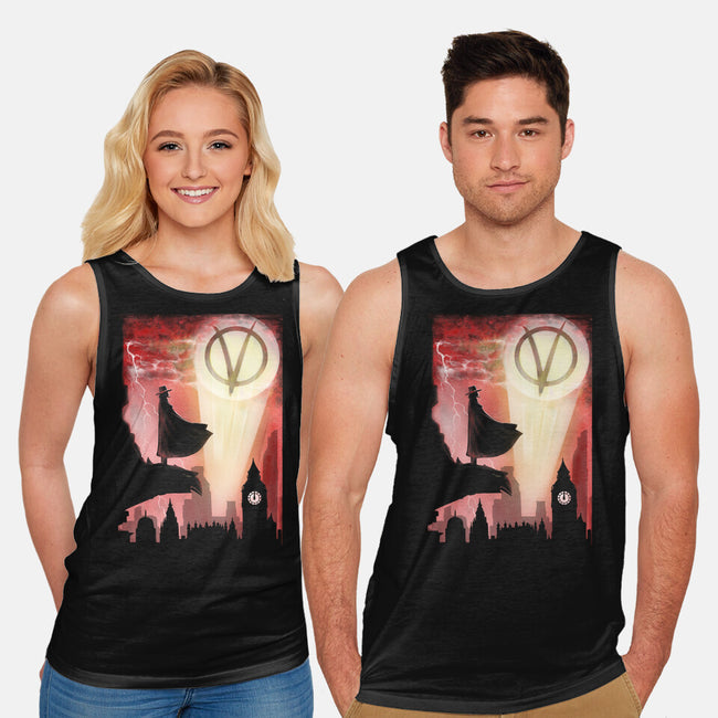 The Anarchy Knight-Unisex-Basic-Tank-zascanauta
