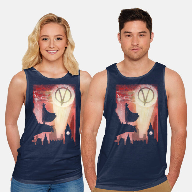 The Anarchy Knight-Unisex-Basic-Tank-zascanauta