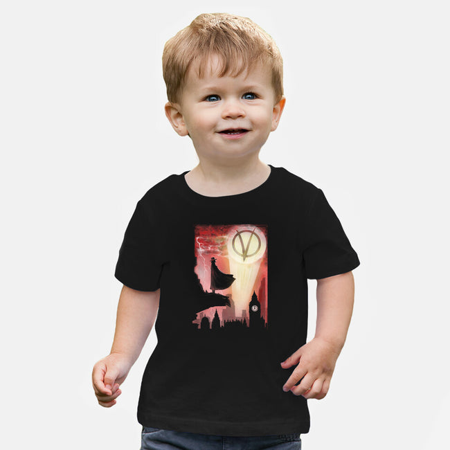 The Anarchy Knight-Baby-Basic-Tee-zascanauta