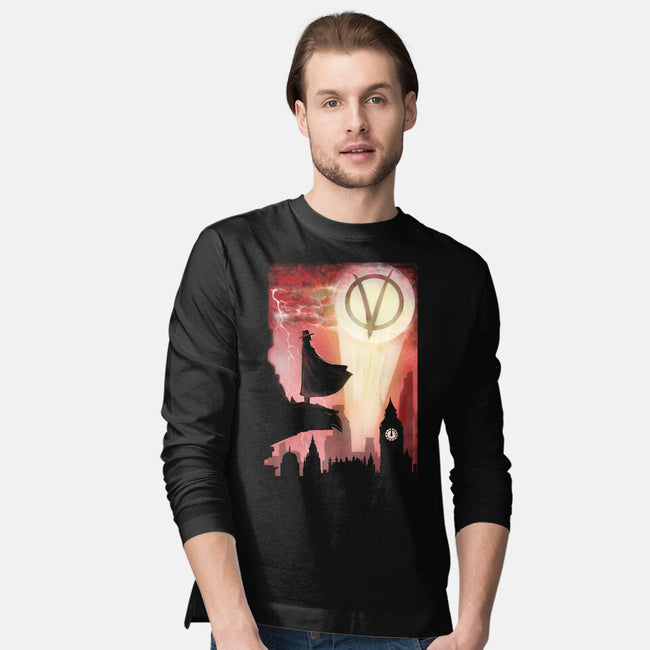 The Anarchy Knight-Mens-Long Sleeved-Tee-zascanauta