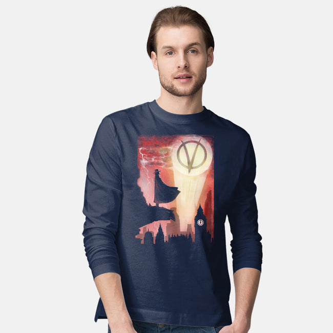 The Anarchy Knight-Mens-Long Sleeved-Tee-zascanauta
