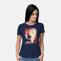The Anarchy Knight-Womens-Basic-Tee-zascanauta