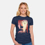 The Anarchy Knight-Womens-Fitted-Tee-zascanauta