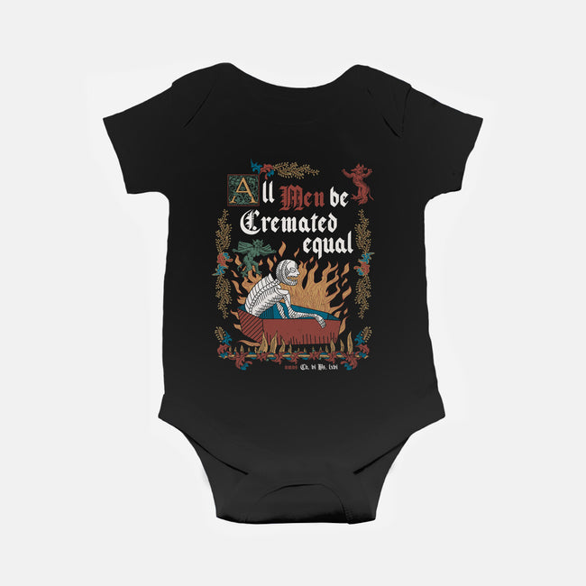 All Men Are Cremated Equal-Baby-Basic-Onesie-Nemons
