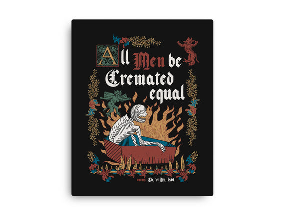 All Men Are Cremated Equal