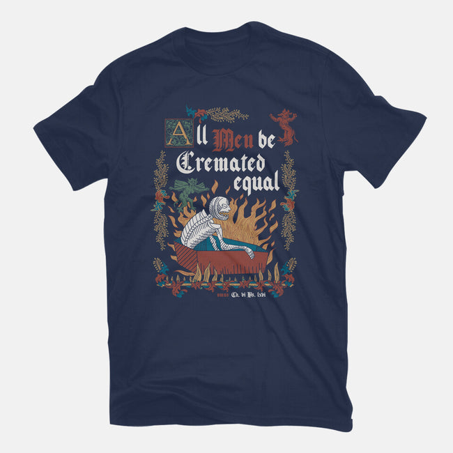 All Men Are Cremated Equal-Womens-Basic-Tee-Nemons