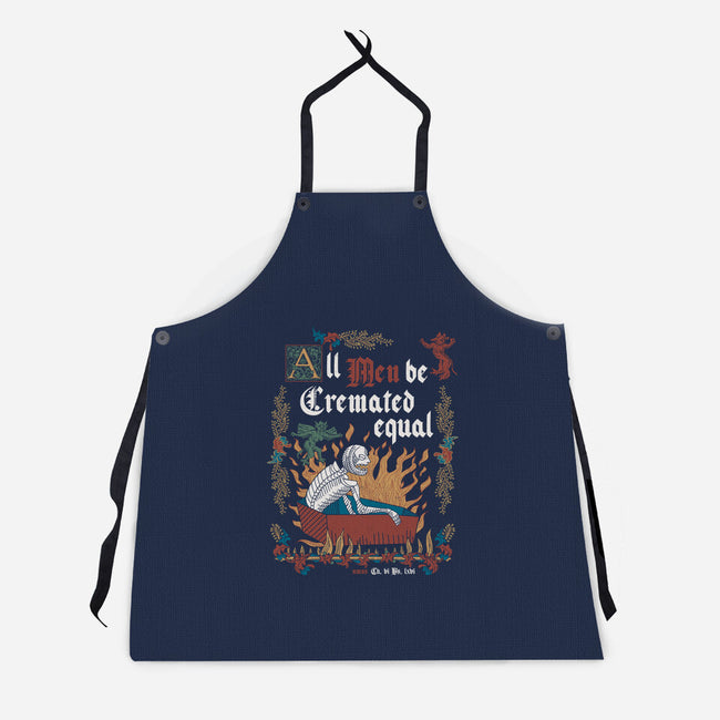 All Men Are Cremated Equal-Unisex-Kitchen-Apron-Nemons