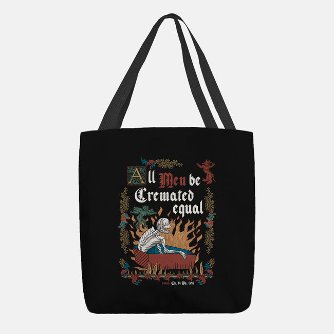 All Men Are Cremated Equal-None-Basic Tote-Bag-Nemons