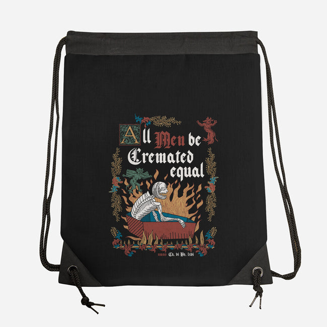 All Men Are Cremated Equal-None-Drawstring-Bag-Nemons