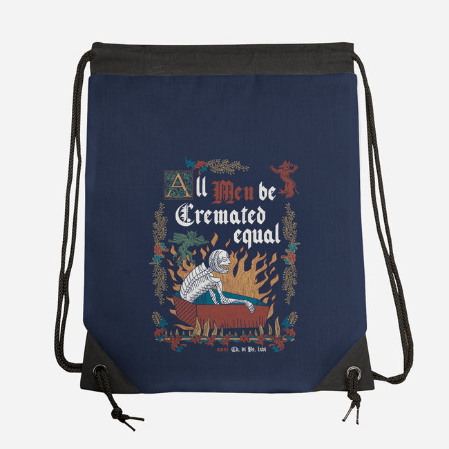 All Men Are Cremated Equal-None-Drawstring-Bag-Nemons