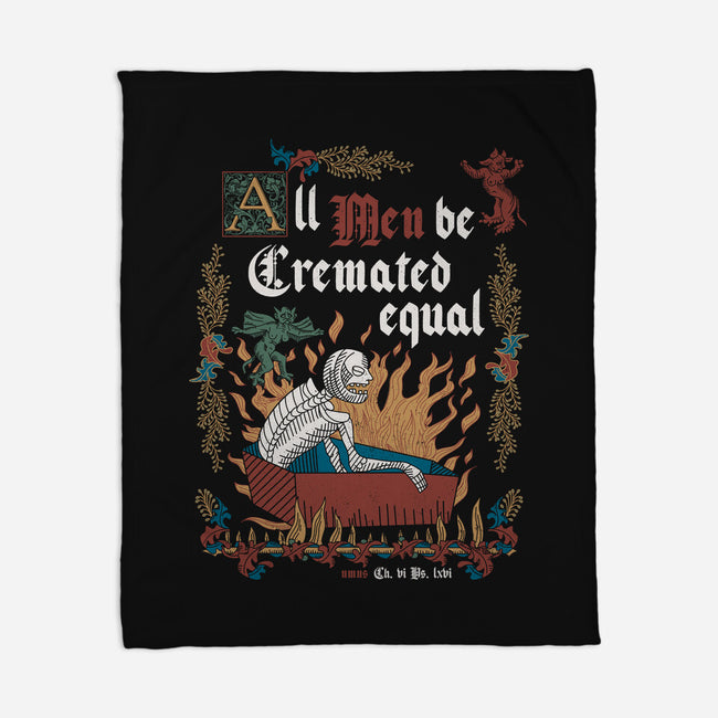 All Men Are Cremated Equal-None-Fleece-Blanket-Nemons