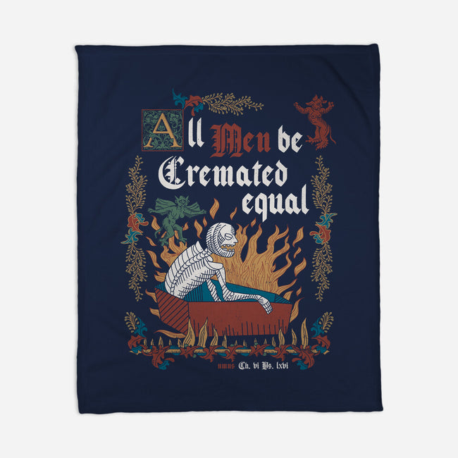 All Men Are Cremated Equal-None-Fleece-Blanket-Nemons