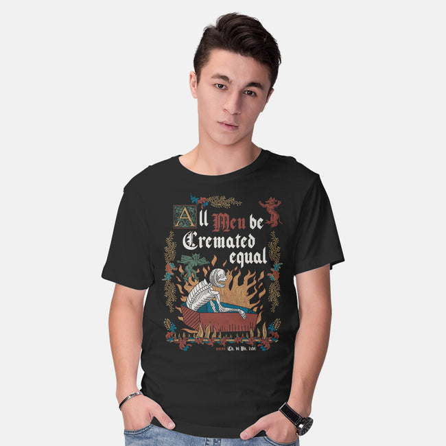 All Men Are Cremated Equal-Mens-Basic-Tee-Nemons